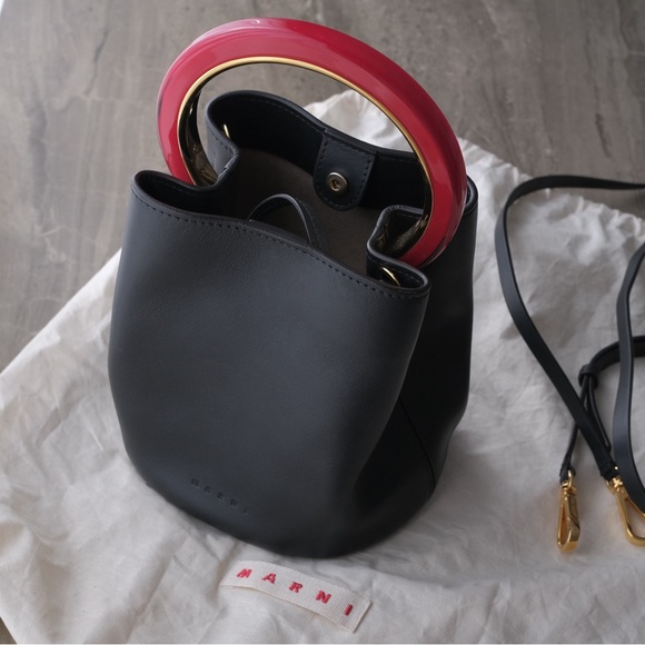 Marni Handbags - Marni Pannier bucket bag